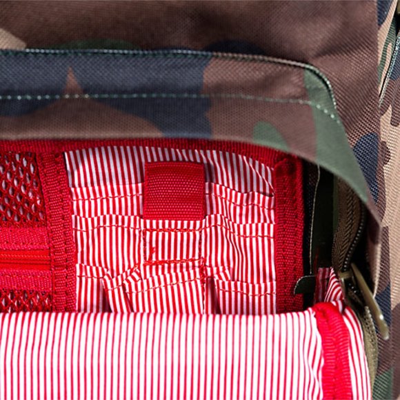 Herschel Supply Co Pop Quiz Woodland Camo Backpack - Picture 12 of 14